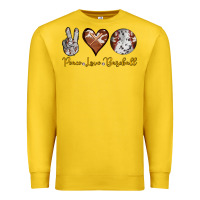 Lemon peace love baseball Premium Sweatshirt - RanaPortraitStore