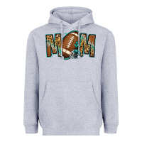 Heather Grey American football mom Heavyweight Hoodie - Jasminsmagicworld