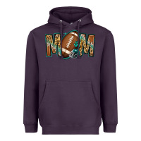 Plum American football mom Heavyweight Hoodie - Jasminsmagicworld