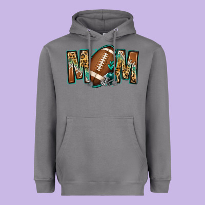 American Football Mom Heavyweight Hoodie Designed By Jasminsmagicworld
