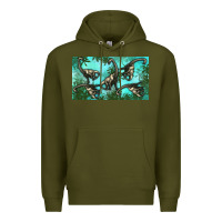 Army Green brachiosaurus  sippy cup Premium Hoodie - Artiststas
