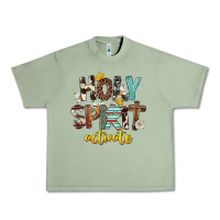 Oil Green Holy Spirit Activate Urban Heavy Tee - FaDigitalArtStudio