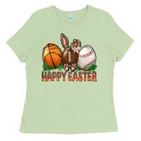 Happy Easter Sports Ladies Tee | Teevron