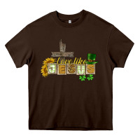 Chocolate Brown Love like Jesus St. Patrick's Heavy Core Tee - CowGirlArtShop