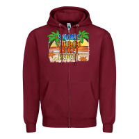 Burgundy sunrise sunburn sunset repeat2 Zipper Hoodie - JahusDesignShop
