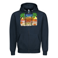 Navy sunrise sunburn sunset repeat2 Zipper Hoodie - JahusDesignShop