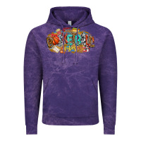 Cloud Purple basketball vibes Vintage Hoodie - CowhideDigitalArt