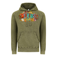 Vintage Olive basketball vibes Vintage Hoodie - CowhideDigitalArt