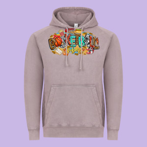 Basketball Vibes Vintage Hoodie Designed By Cowhidedigitalart