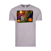 Vintage Zinc headstone and coffin background Vintage Tee - BundleAndBundleShop