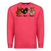 Cardinal peace love tigers Premium Sweatshirt - RanaPortraitStore