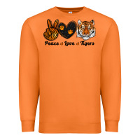 Carrot peace love tigers Premium Sweatshirt - RanaPortraitStore