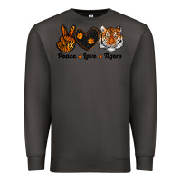 Smoke peace love tigers Premium Sweatshirt - RanaPortraitStore