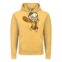 Vintage Mustard bamm bamm Vintage Hoodie - DesigneFamous