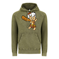 Vintage Olive bamm bamm Vintage Hoodie - DesigneFamous
