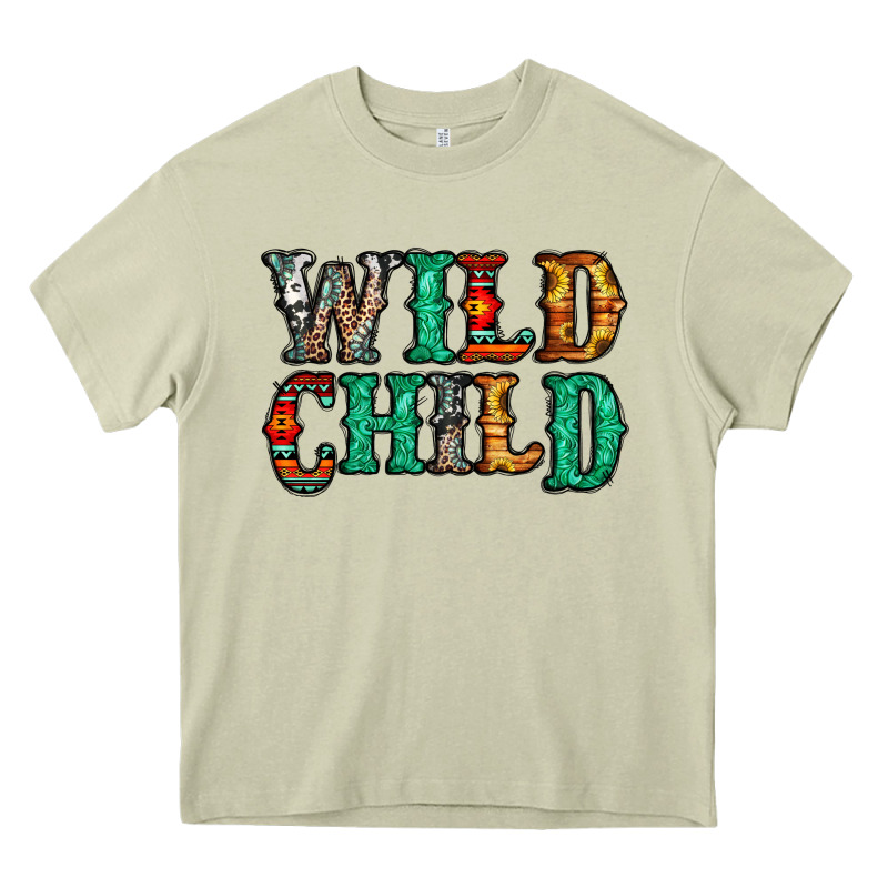 Western Wild Child Heavy Core Tee by Jasminsmagicworld | Teevron