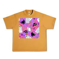 Peanut Butter cute ghost halloween seamless pattern Urban Heavy Tee - BundleAndBundleShop