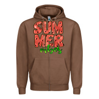 Chestnut summer vibes Zipper Hoodie - JahusDesignShop