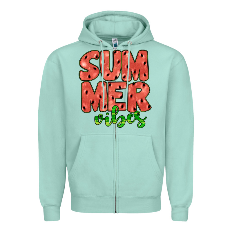 Summer Vibes Zipper Hoodie by JahusDesignShop | Teevron
