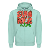 Seafoam summer vibes Zipper Hoodie - JahusDesignShop