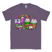 Lavender mardi gras gnomes coffee cups Classic Tee - OliviaCreatesArt