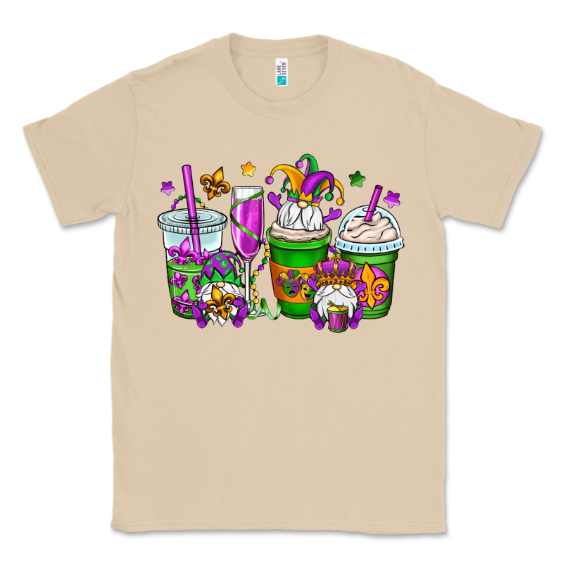 Mardi Gras Gnomes Coffee Cups Classic Tee by OliviaCreatesArt | Teevron