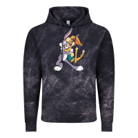 Cloud Black bugs bunny and lola bunny Vintage Hoodie - DesigneFamous