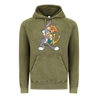 Vintage Olive bugs bunny and lola bunny Vintage Hoodie - DesigneFamous