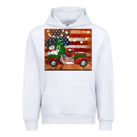White christmas truck with american flag Urban Hoodie - Jasminsmagicworld