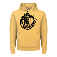 Vintage Mustard goku super saiyan ultra dragon Vintage Hoodie - DesigneFamous