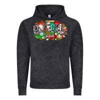 Vintage Black baseball vibes Vintage Hoodie - CowhideDigitalArt