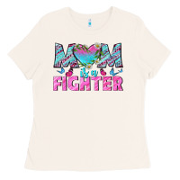 Bone Western Mom Is A Fighter Ladies Tee - BundleAndBundleShop
