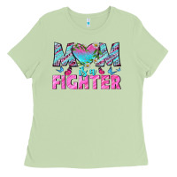 Matcha Western Mom Is A Fighter Ladies Tee - BundleAndBundleShop