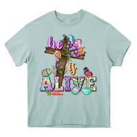 Arona He is alive Easter Day Heavy Core Tee - CowGirlArtShop