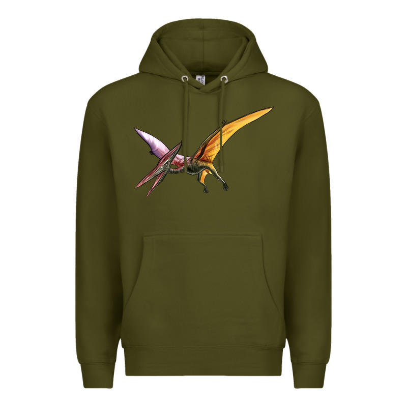 Dinosaur Pterodactyl Premium Hoodie by Artiststas | Teevron