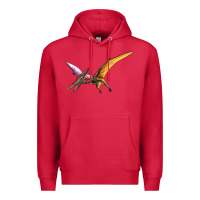Cardinal dinosaur pterodactyl Premium Hoodie - Artiststas