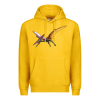 Lemon dinosaur pterodactyl Premium Hoodie - Artiststas