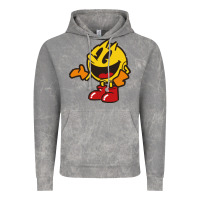 Cloud Rock pacman Vintage Hoodie - DesigneFamous