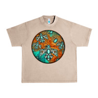 French Oak western pattern circle Urban Heavy Tee - Jasminsmagicworld