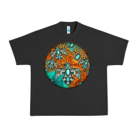 Pigment Black western pattern circle Urban Heavy Tee - Jasminsmagicworld