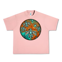 Salmon western pattern circle Urban Heavy Tee - Jasminsmagicworld