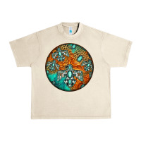 Sandshell western pattern circle Urban Heavy Tee - Jasminsmagicworld