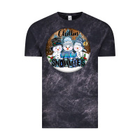 Cloud Black Chillin With My Snowmies Vintage Tee - FaDigitalArtStudio