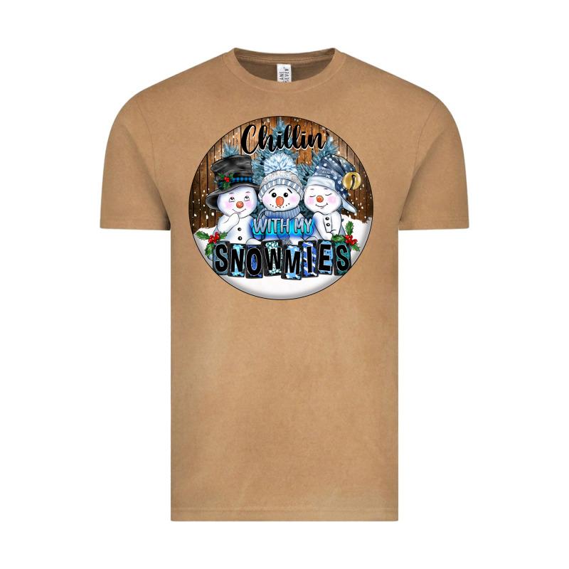 Chillin With My Snowmies Vintage Tee by FaDigitalArtStudio | Teevron