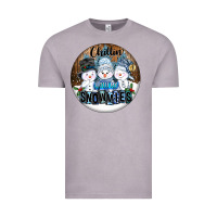 Vintage Zinc Chillin With My Snowmies Vintage Tee - FaDigitalArtStudio