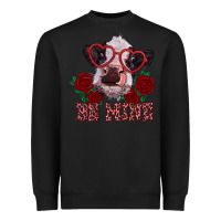 Black be mine valentine's day calf Heavyweight Sweatshirt - RanaPortraitStore
