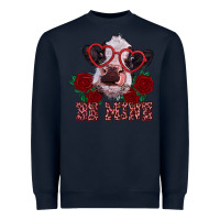 Navy be mine valentine's day calf Heavyweight Sweatshirt - RanaPortraitStore