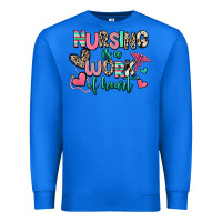 True Royal nursing is a work of heart Premium Sweatshirt - RanaPortraitStore