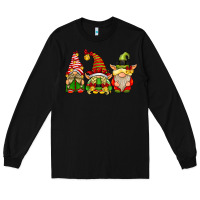 Black Elf Gnomes Long Sleeve Tee - CowhideDigitalArt