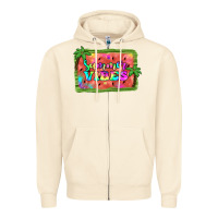 Sandshell summer vibes watermelon Zipper Hoodie - JahusDesignShop